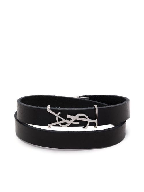 Bracciale in pelle SAINT LAURENT | 7087950IH0E1000